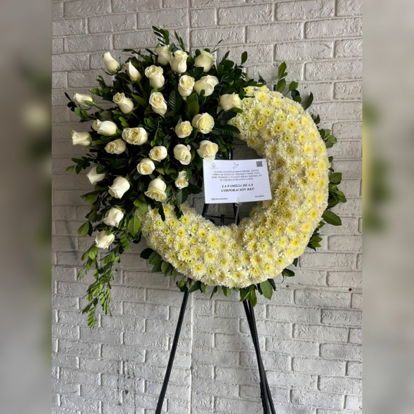CORONA FÚNEBRE BONNY ( ESPECIAL )