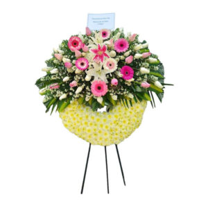 CORONA FUNEBRE ROSA GERVERAS