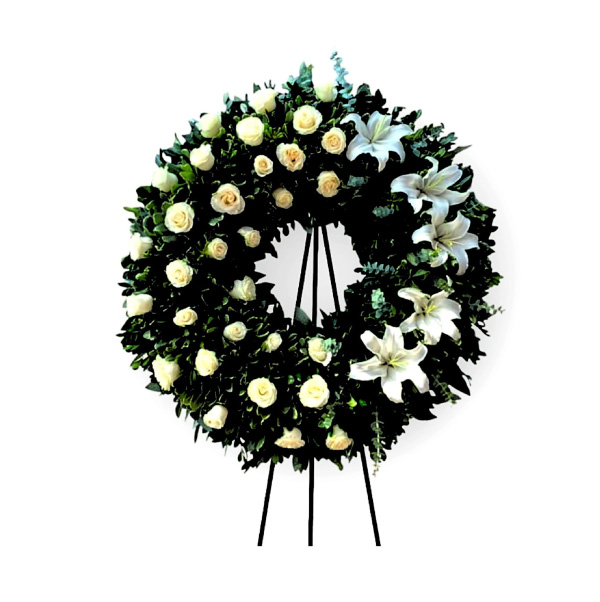 CORONA PICARONA FUNEBRE ROSET